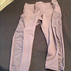 Fabletics gray Powerhold cropped leggings XL